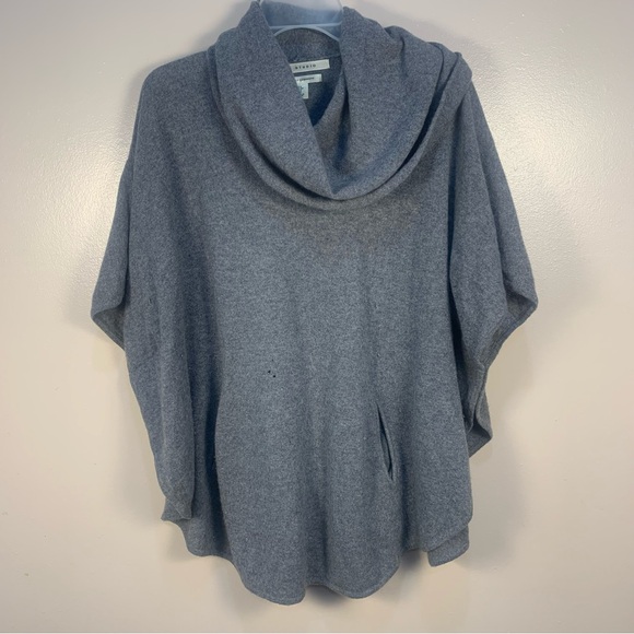 Max Studio Sweaters - Max Studio 100% 2 Ply Cashmere Cowl Neck Poncho Shrug Sweater